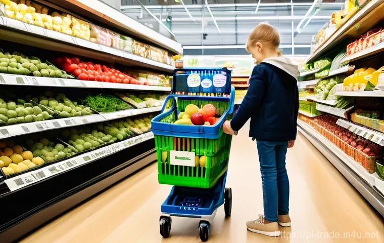 무역업계에서의 CSR 사례 - **Prompt for "Supporting Local Suppliers & Reducing Food Waste"**:
    "A bustling, vibrant Polish f...